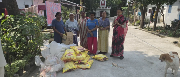 Ration Support — Supplies Received & Distribution in Progress — photo 3