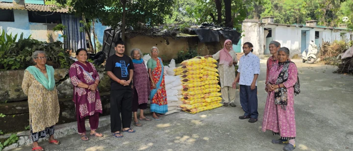 Ration Support — Supplies Received & Distribution in Progress — photo 1
