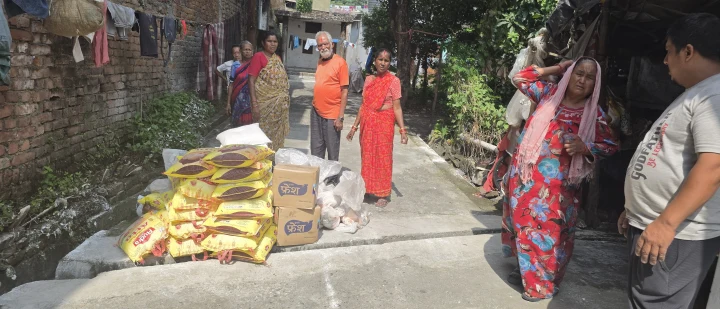 Ration Support — Supplies Received & Distribution in Progress — photo 4